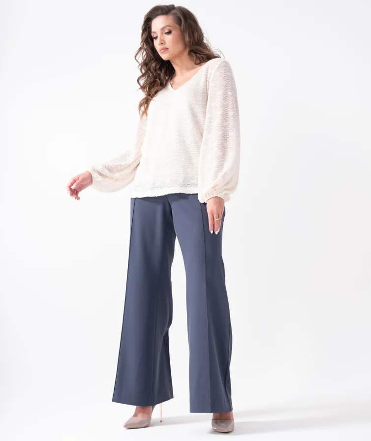 Spodnie Erika Style Collection #07012 sinij
