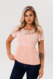Блуза Anelli Laurel арт. 1653 персиковая дымка