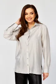 Blouse MALI #625-088 seryj