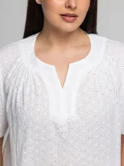 Blouse Avila #0858 chistyj belyj