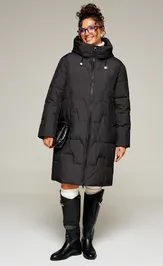 Coat Beautiful & Free 8018 chernyj