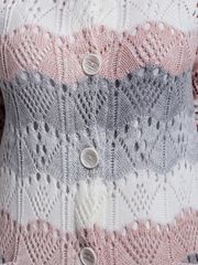 Кардиган BONADI арт. 1285 пудра-серый