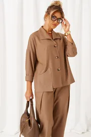 Suit Beautiful & Free #6484 bezhevyj