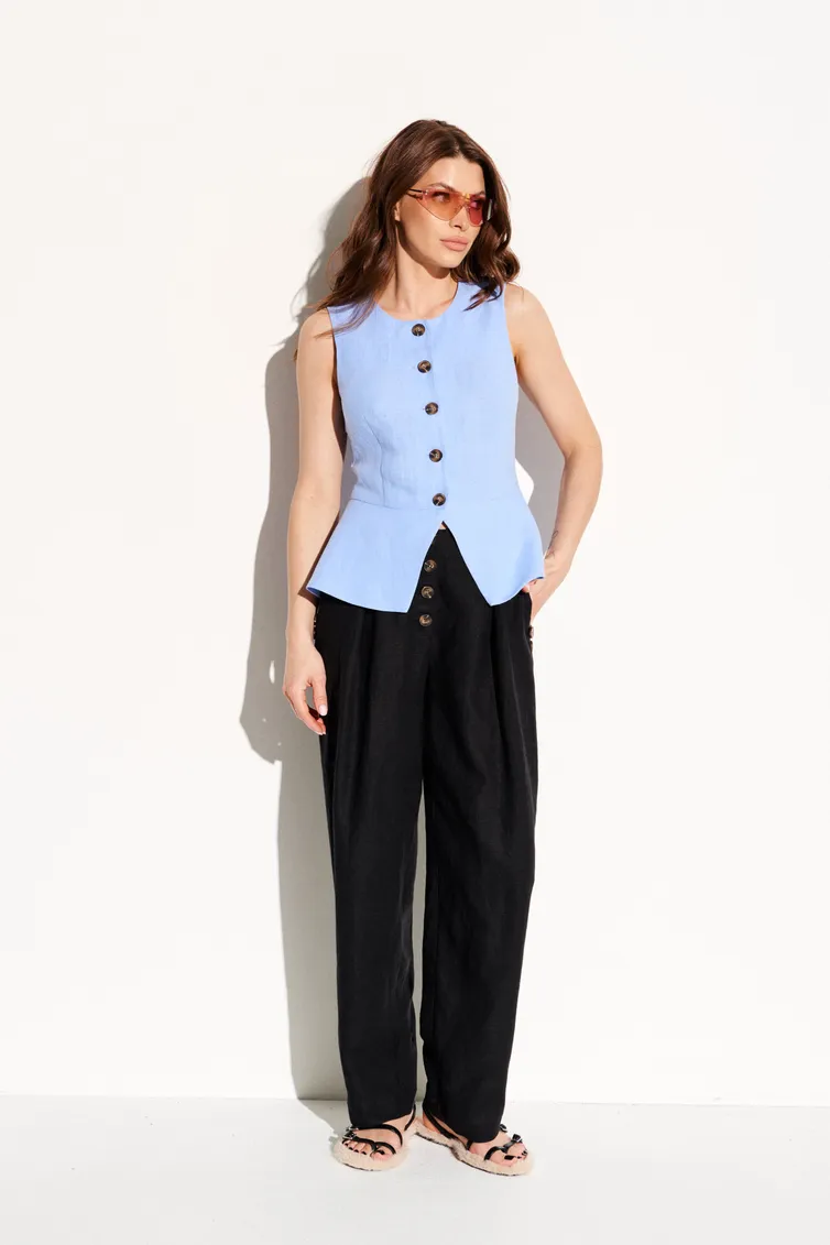 Trousers Elletto Life #12399 chernyj