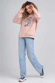 Bluza Linia L #B-1950 pylno-roz/derevo