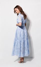 Платье Люше 4364 голубой