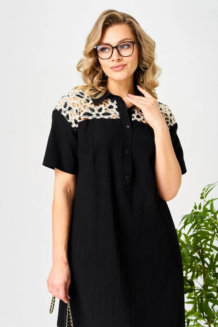 Sukienka Ava fashion #M-193 chernyj