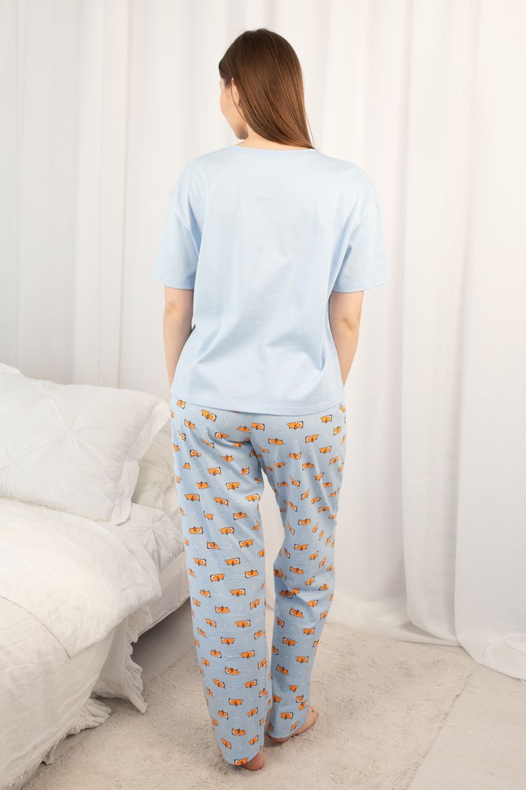 Пижама Купалинка арт. 661437 158,164 К.голубой,набивка