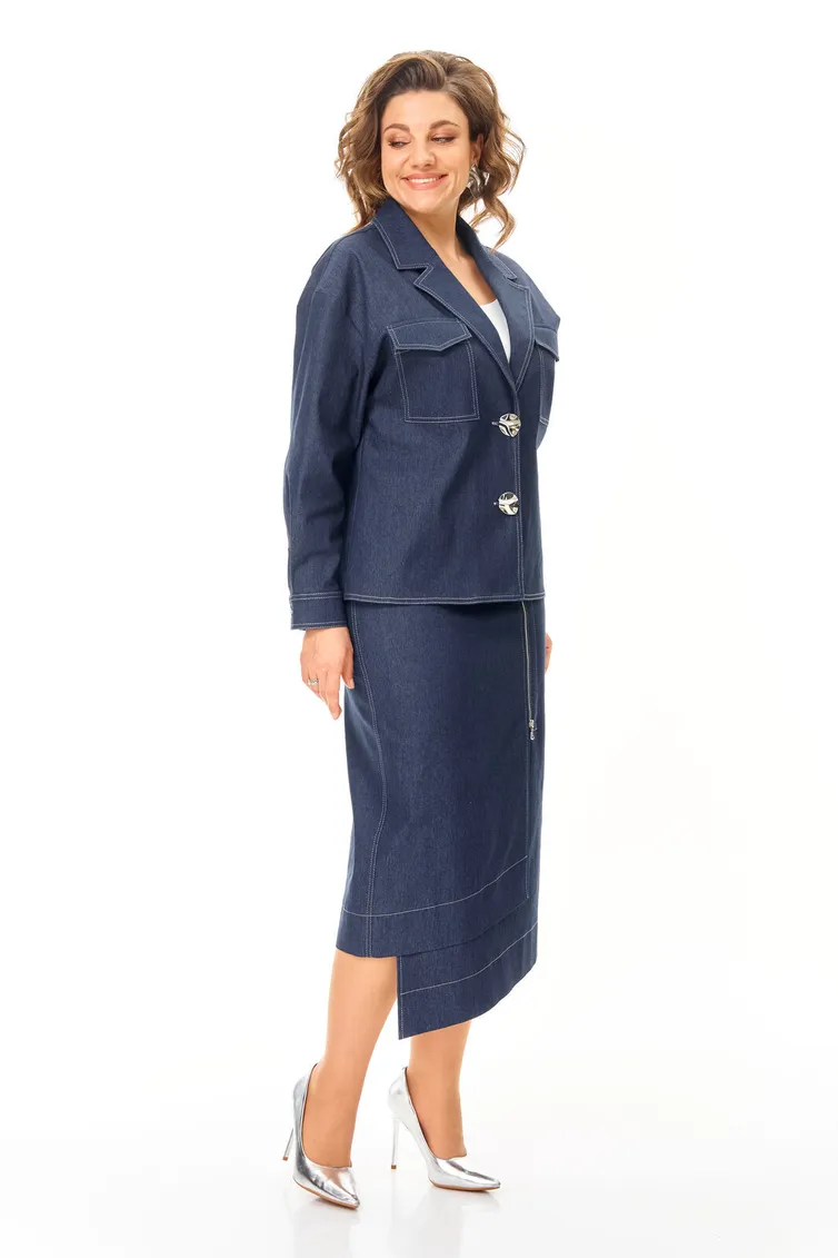 Garnitur VI ORO #VR-1245 denim