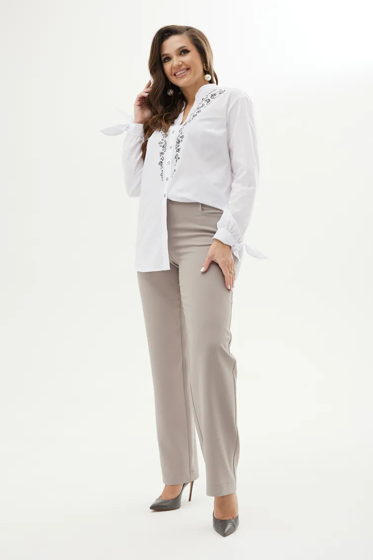 Bluzka MALI #623-044 belyj