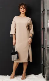 Платье Anastasia 1308 кофе