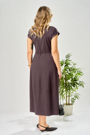 Платье Ava fashion арт. М-199 баклажановый