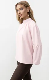 Blouse CHARUTTI Drama v detalyax (pudra)