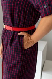 Платье TOOK A LOOK & Angelika арт. НП-001 красная клетка