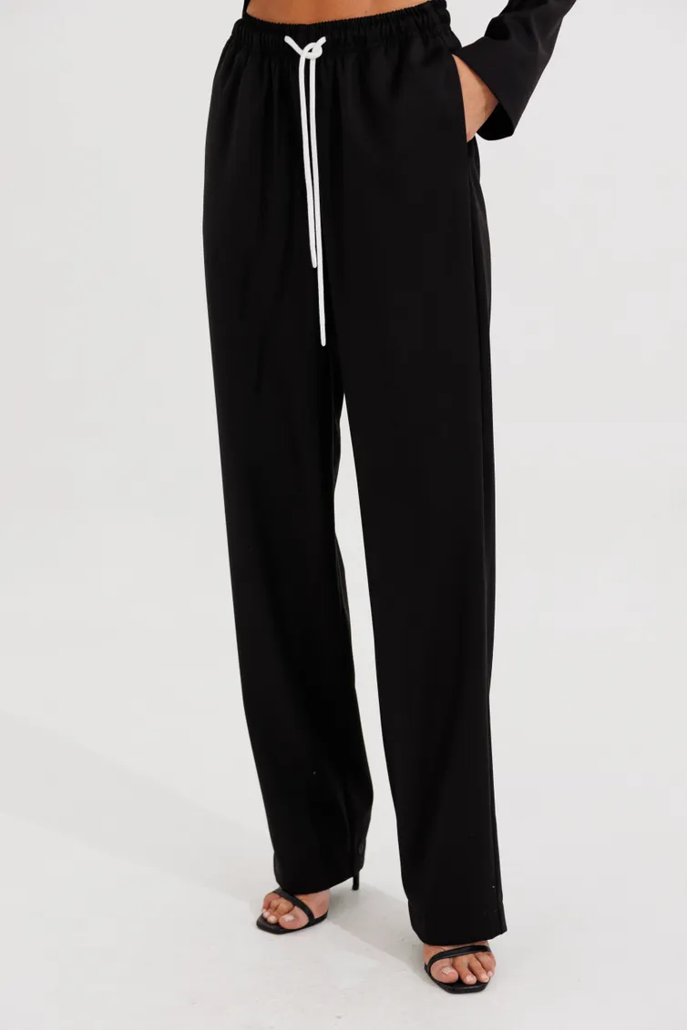 Trousers V&N fashion #1180_chernyj