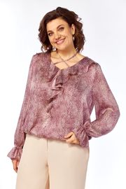 Blouse Olga Style #S889 bordovyj