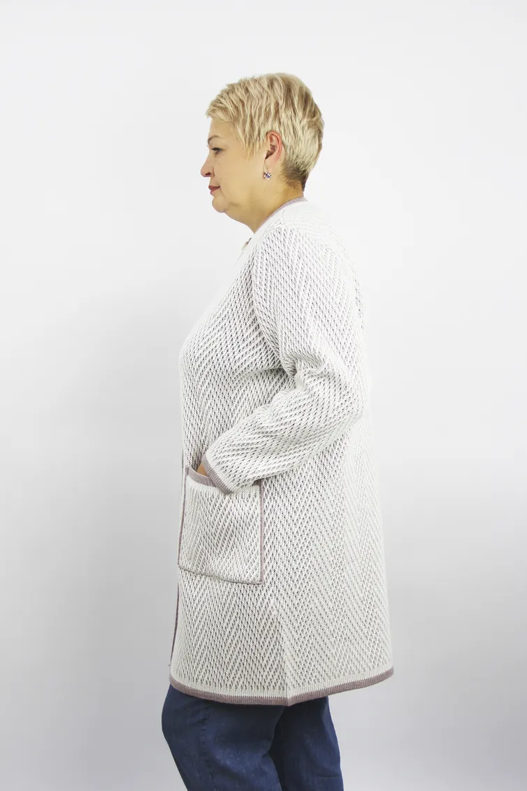 Cardigan Polesie #S2560-22 2S8747-D43 surovyj 158