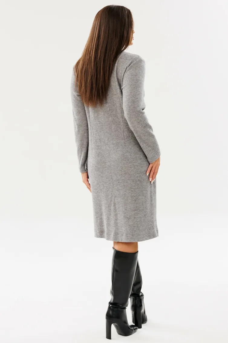 Dress Ma Cherie #4071 seryj melanzh