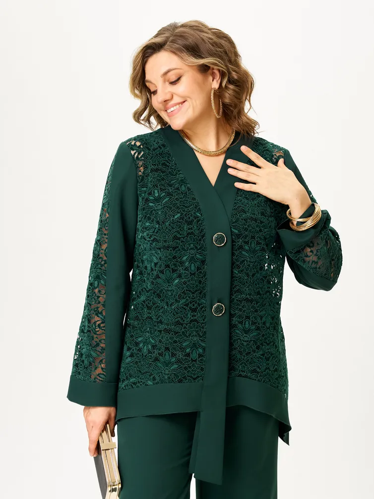 Suit Vilena-fashion #1162 izumrud