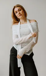 Jumper AEQU 220002-white