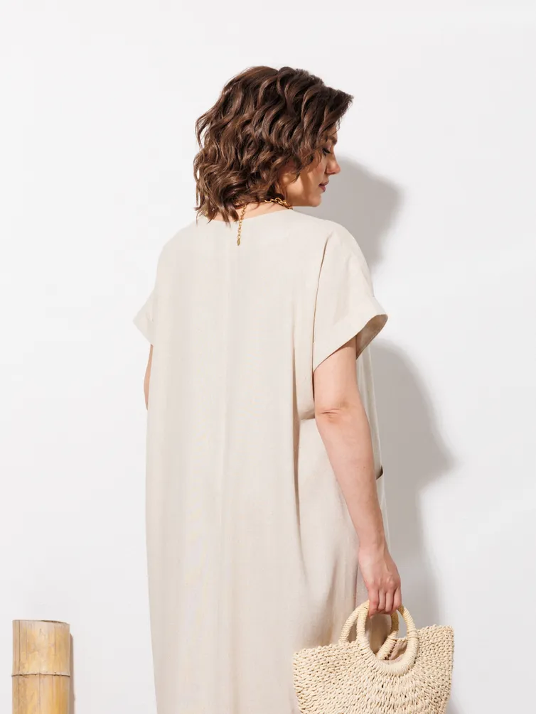 Dress Anastasia MAK #1326 bezhevyj