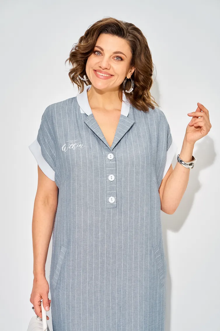 Dress Liliana #1539 gol poloska