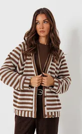 Sweter Люше 4467 korichnevyj