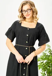Dress Ava fashion #M-189 chernyj