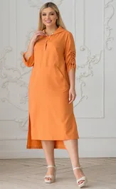 Платье NOVITA 1407 оранжевый