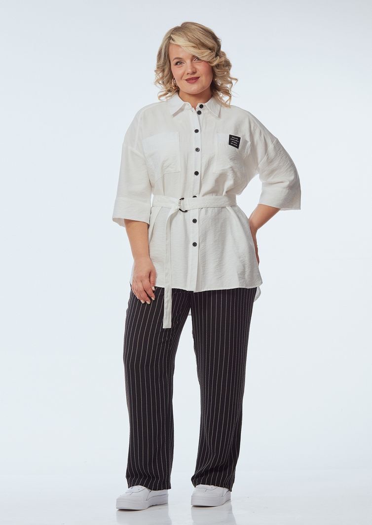 Комплект OVERYOU арт. 248 белый с черно-белым