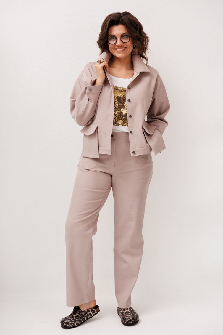 Trousers Anelli Laurel #1815.1 klenovyj saxar