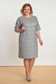 Sukienka Lady Style Classic #926 ser+roz kl