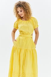 Dress Euromoda #721 zheltyj