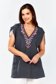 Bluzka MALI #625-079 seryj
