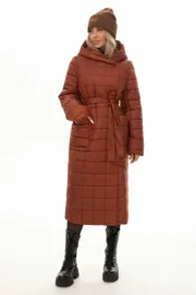 Coat Golden Valley #7145 korichnevyj