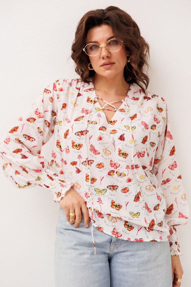Блуза Anelli Laurel арт. 1848 батерфляй