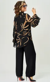 Blouse EVA GRANT 9019 print lenty