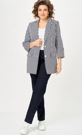 Костюм БелЭльСтиль 762-324/609-323 синий принт