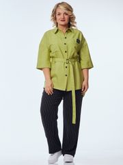 Комплект OVERYOU арт. 248/1 фисташка с черно-белым