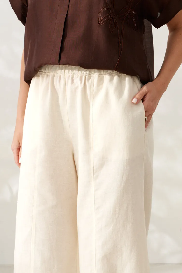 Spodnie Alta Moda #1085 slivochnyj