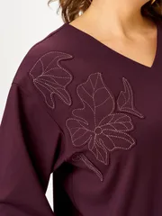 Garnitur Vilena-fashion #1169 burgundi