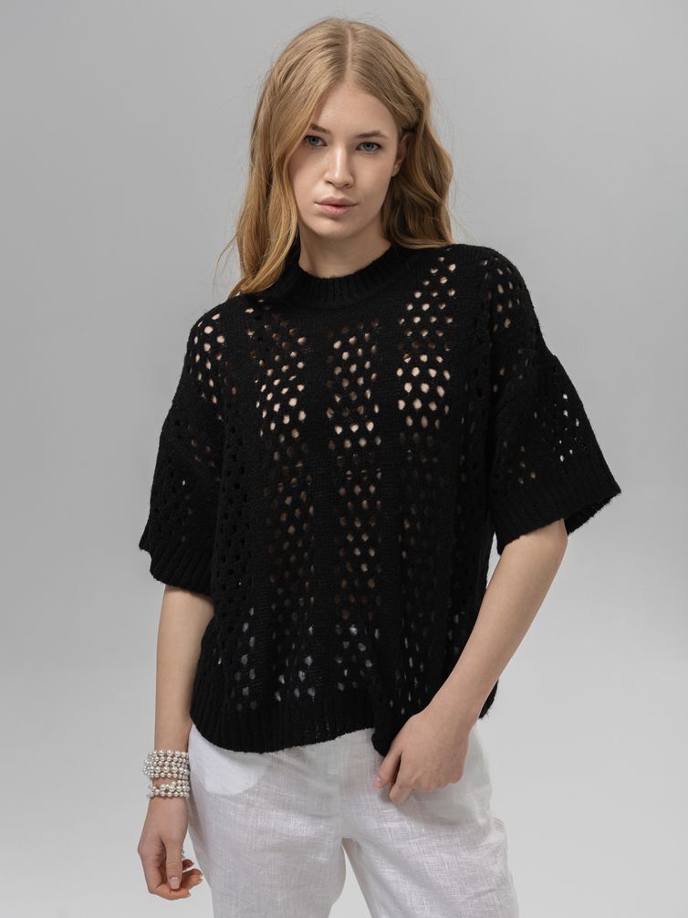 Джемпер Romgil арт. РВ0397-АК4 черный