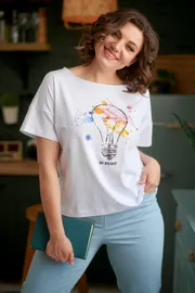 Koszulka Rumoda #2035 belaya