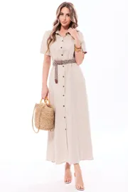Dress Golden Valley #44177-2 seryj