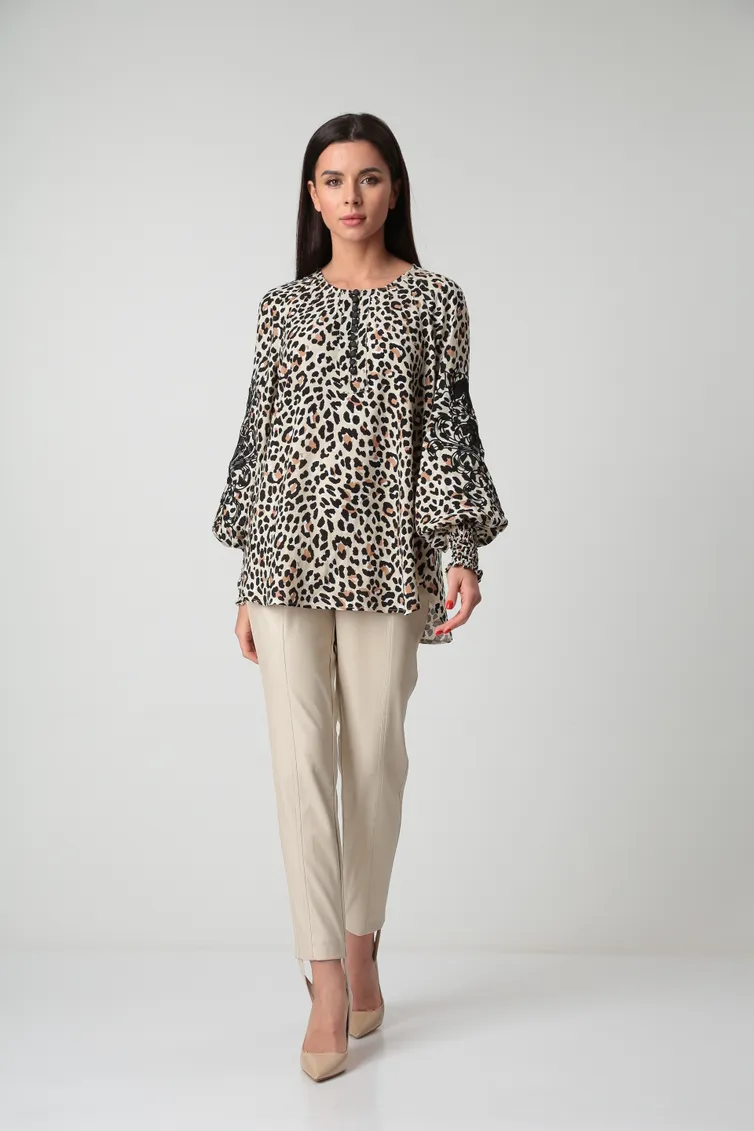 Bluzka SandyNA #130413 leopard