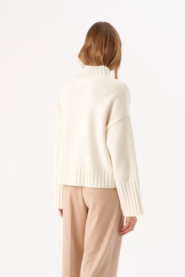 Sweter Romgil #RV0285-ShE5 molochnyj