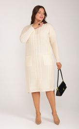 Sukienka BONADI 2017 ekryu