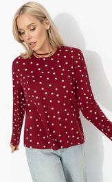 Лонгслив CHARUTTI Личный стандарт (спелая вишня)