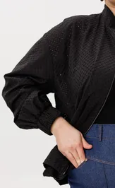 Бомбер Ava fashion М-169 черный