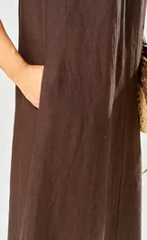 Платье Ava fashion М-210 коричневый